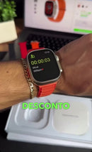 Smart Watch X9 ultra series9 tela Amoled relógio inteligente masculino gps nfc smartwatch modo esporte à prova de água fitness carregamento sem fio relógio com conectividade Android, Apple