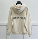 Oversized essentials zíper hoodies marca de moda letras de borracha com zíper camisolas de algodão masculino e feminino streetwear casaco