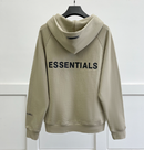 Oversized essentials zíper hoodies marca de moda letras de borracha com zíper camisolas de algodão masculino e feminino streetwear casaco