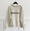 Oversized essentials zíper hoodies marca de moda letras de borracha com zíper camisolas de algodão masculino e feminino streetwear casaco