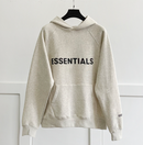 Oversized essentials zíper hoodies marca de moda letras de borracha com zíper camisolas de algodão masculino e feminino streetwear casaco
